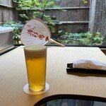 山玄茶 - 山玄茶さんの生ビールは一際美味しい。新鮮で洗浄がきちんとされている証なのです。