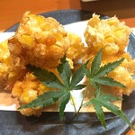 季節料理 よし野 - モロコシだんご