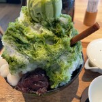 茶庭 然花抄院 渋谷ヒカリエ ShinQs店 - こぼさずに食べるの難しい
