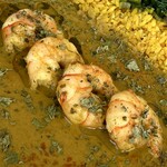 Little Cockoo - エビのグリーンカレー