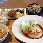 畠瀬本店食品部 - 鶏と大豆のハンバーグおろしセット
