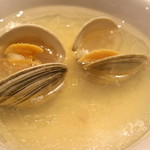 龍の翼 - ⦿いけす料理 白ハマグリの老酒蒸し（2014.09)