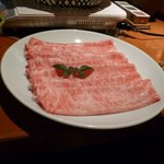 しゃぶしゃぶ　梅コース　4,500円（税別）