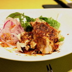 麻辣鶏（柔らか蒸し鶏の冷製・痺れる麻辣ソース掛け）2-14.09