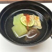 日本料理 若狭 - ◆吸物 鰻と冬瓜のお椀