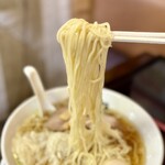 煮干らー麺 カネショウ 新検見川店 - 麺