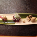 伊勢鮨 - 口取り 三品