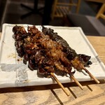 登亭 - 串の3点盛り