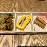 登亭 - おつまみ3点盛り