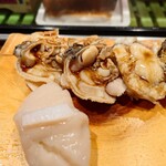 みよ志鮨 - ハマグリと帆立