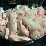 豊田屋 - あん肝鍋と白子鍋