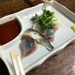 豊田屋 - 秋刀魚のさしみ