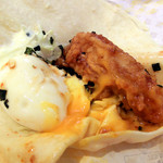 ケンタッキーフライドチキン - 料理写真:月見ツイスター（生地オープン）