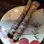 囲坊主 - アスパラ肉巻き