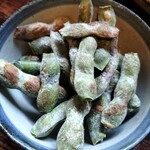 囲坊主 - 枝豆の焼き