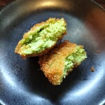 囲坊主 - 枝豆コロッケ（中身）