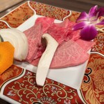 極上松阪牛 牛追道中 - 特選松阪牛上カルビ焼肉セット3520円