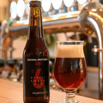 CAFE 6868 - OKAYAMA JIMOTO BEER 086
♯6  夕焼けが映える吉備路をイメージしたアンバー（琥珀）エール。
深いコクとカラメルのような芳醇な香りが楽しめます。ビール好きな方向けの通好みの本格的な一品です！
