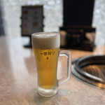 焼肉 千味庭  - 生ビール