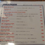 パントリー コヨーテ - ハンバーガーのメニュー