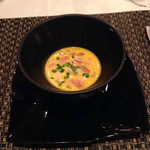 ペルゴーラ - カボチャの冷製スープ コンソメゼリー