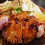 博多串焼きひら田 - 地鶏炙り焼き。