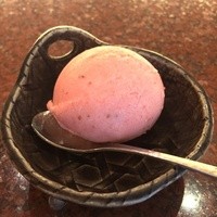 京都祇園 天ぷら八坂圓堂 - Raspberry Sorbet
