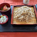 松島チサンカントリーレストラン - 料理写真:ざるそば＋ミニネギトロ丼