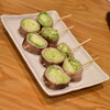 居酒屋やぐら - レタス肉巻串（２本５００円・写真は４本１，０００円）２０２５年７月