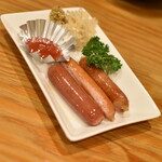 居酒屋やぐら - ソーセージ３種盛（５００円）２０２５年７月