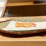 ぬま田 - 車海老レア揚げ