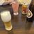 えびす - ドリンク写真:ビールとノンアルコールカシスオレンジ（＾∇＾）