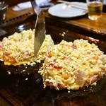 お好み焼き 福竹 - 2014.9 ふくたけ天、ふくたけチーズ