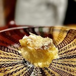 天ぷら もっこす - 甘鯛（萩）ふっくらジューシーな身とパリパリの鱗の食感がGOOD✩.*˚醤油塩が合います。