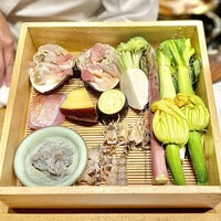天ぷら もっこす - 本日の食材たち✩.*˚