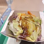 マクドナルド - ダブルチーズバーガーセット（サイドサラダ）