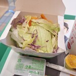 マクドナルド - ダブルチーズバーガーセット（サイドサラダ）