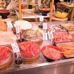 漁港食堂 - 刺し身コーナー