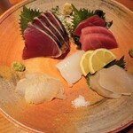 魚菜酒処 行辺 - 刺身盛り合わせ2人前