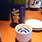 魚菜酒処 行辺 - 七賢絹の味