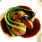 ビストロカフェ　ラピス - ★豚フィレ肉のパネ焼き ソースヴェルシー