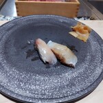 銀座のみこ寿司 - かんぱち、真鯛