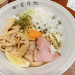 百日紅 - +穂先メンマ載せてみた