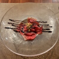 代官山鉄板ゆうり - ブレザオラと玉蜀黍のスープ