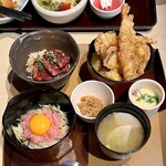 三枚目 助五郎 - よくばり三食丼