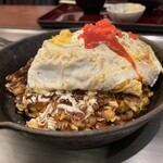 鉄板や 上方御堂 - モダン焼き