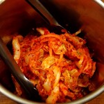 元祖台湾カレー - 無料サービスのキムチ