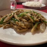 南海飯店 - ザーサイと豚肉の細切炒め