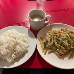 南海飯店 - 日替ザーサイ豚肉細切炒め