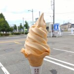 LAWSON - 料理写真:北海道ソフトクリームメロン コーン 400円
